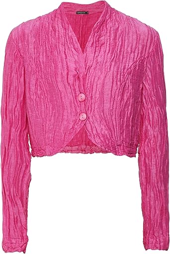 pink cropped jacket uk