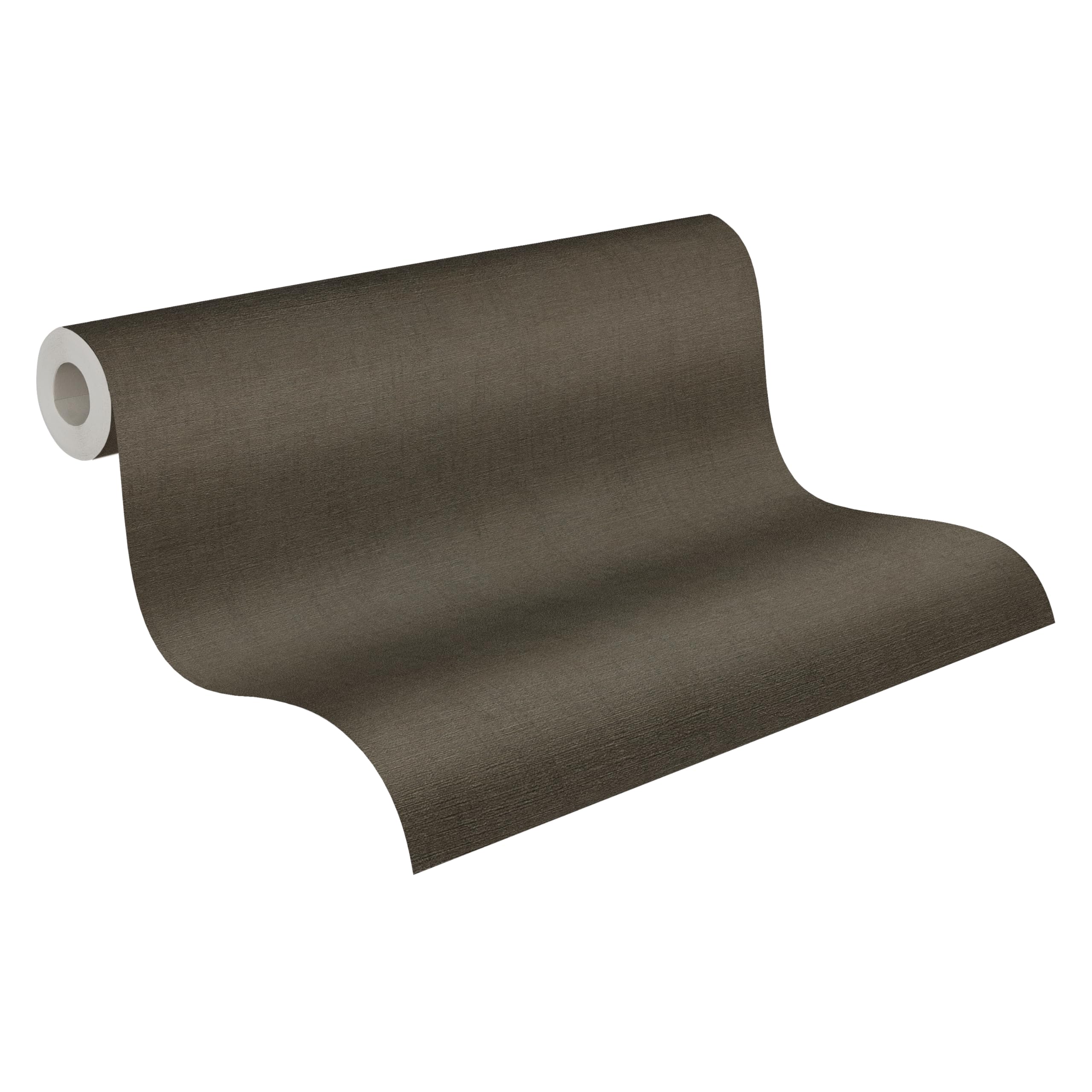 Papier peint intissé noir et marron foncé A.S. Création 10m x 0,53m 791664
