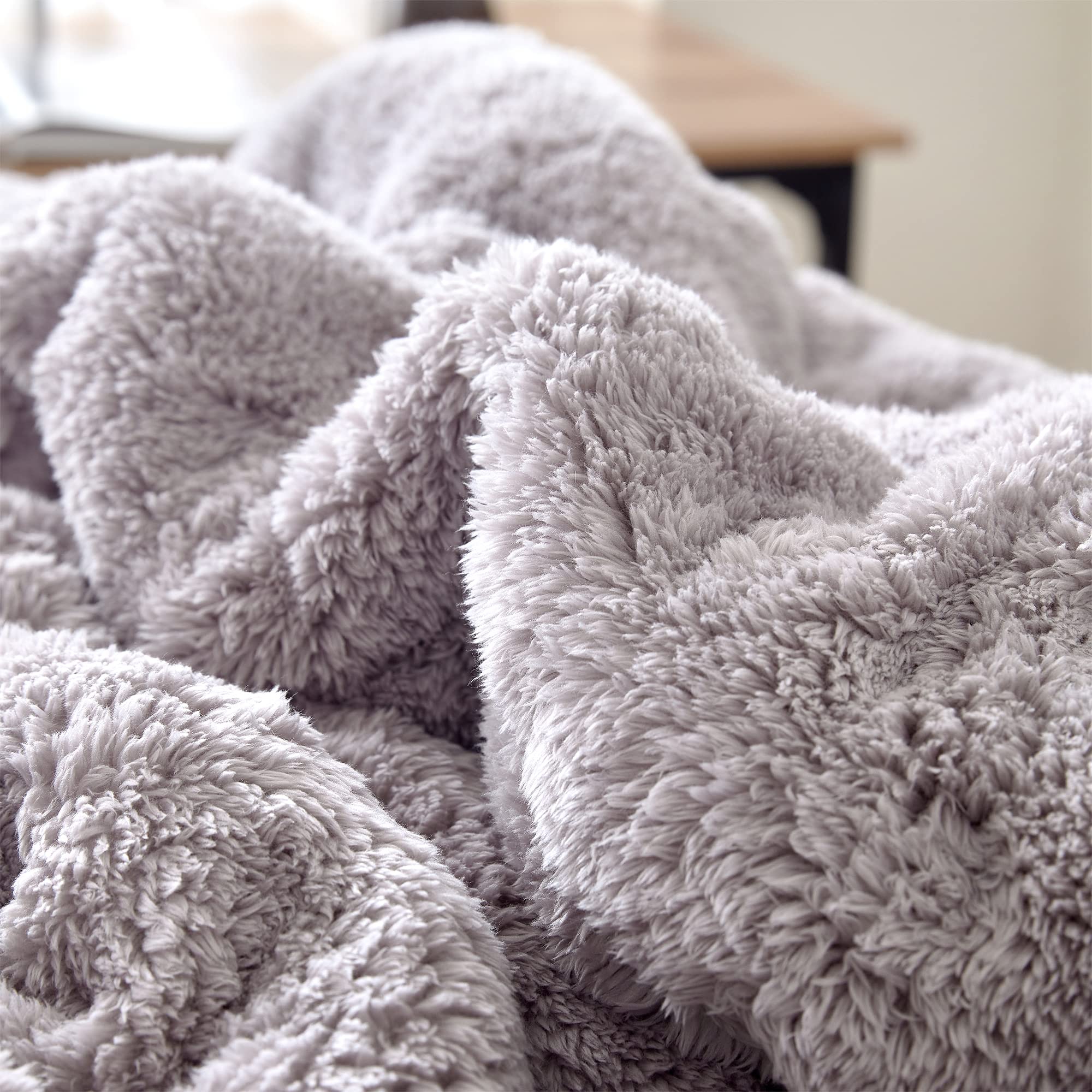 Byourbed Coma Inducer® Oversized Twin Comforter - The Original Plush - Ashes of Roses