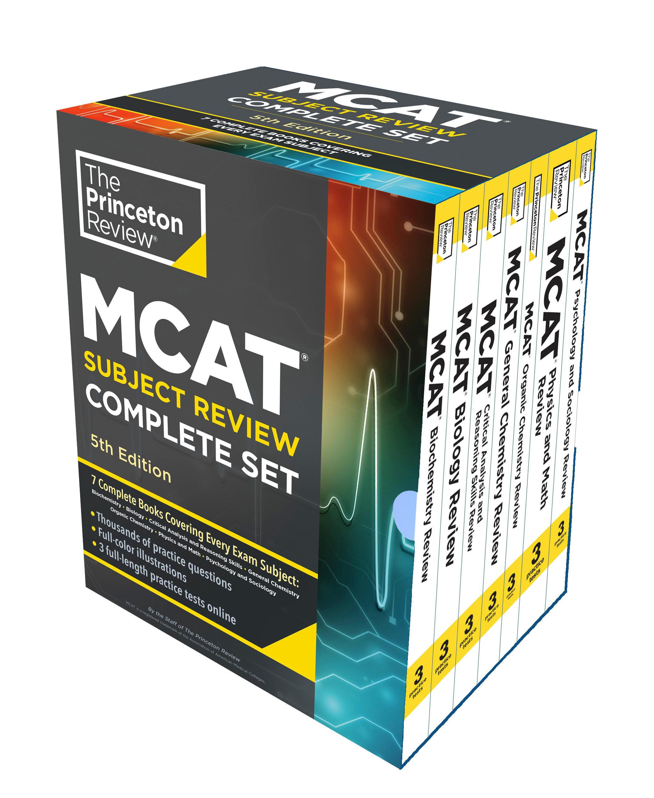 Princeton Review MCAT Subject Review Complete Box Set, 5th Edition: 7 Complete Books + 3 Online Practice Tests (Graduate School Test Preparation)