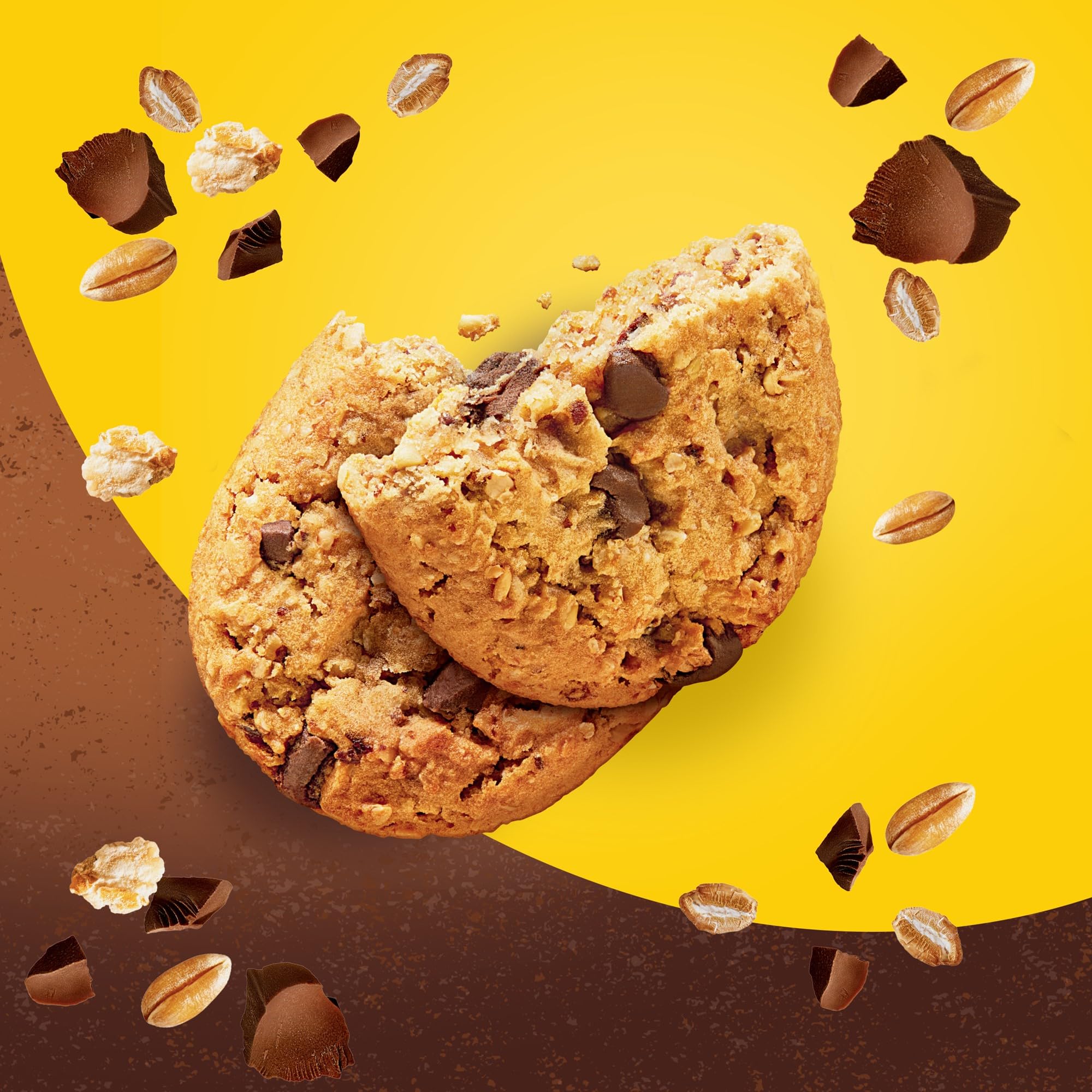 Lu Belvita Petit Déjeuner - Biscuits Miel et Chocolat - 21x400g | 21 Boîtes de 400g | Biscuits croustillants au miel et pépites de chocolat, 5 céréales | Idéal petit déjeuner