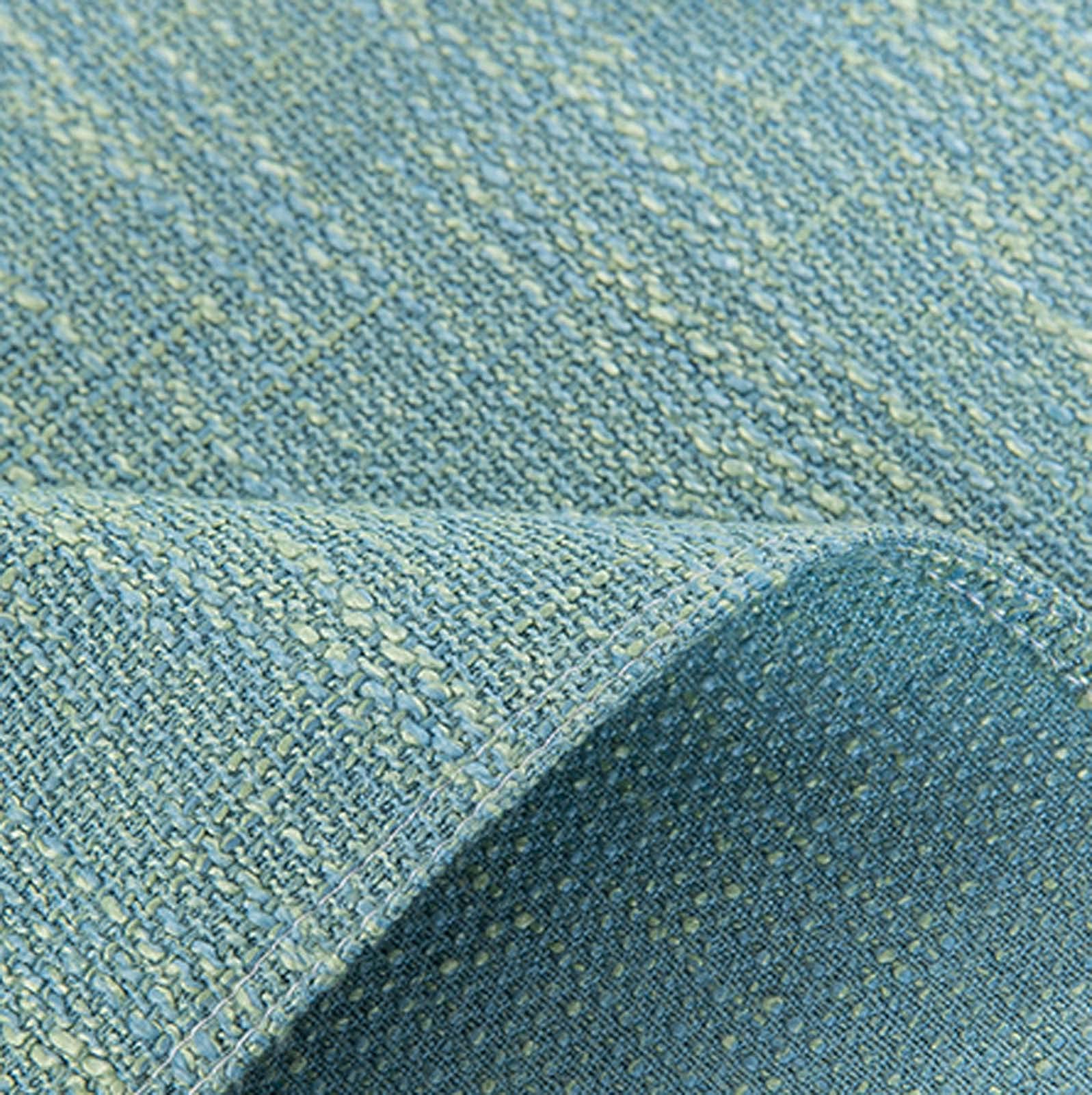 Okrągły obrus o wyglądzie lnu 110 cm – elegancki obrus na okrągłe stoły, idealny do kuchni i jadalni, stylowy i obrus do użytku domowego