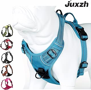 juxzh Truelove Soft Front Dog Harness .Best Reflective No Pull Harness with Handle and 2 Leash Attachments - coolthings.us