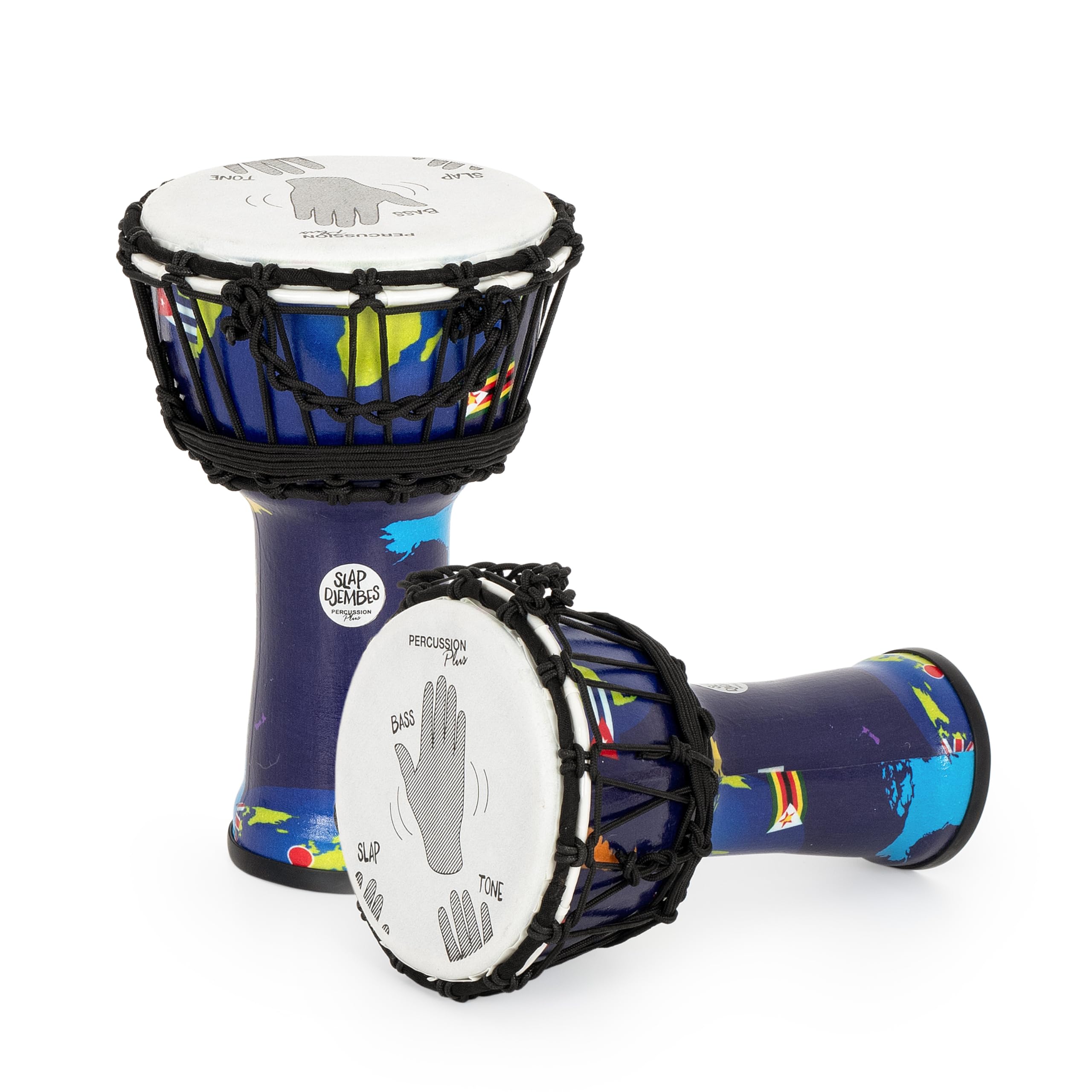 Percussion Plus World Slap Djembé en corde accordée – 17,8 cm (tête)