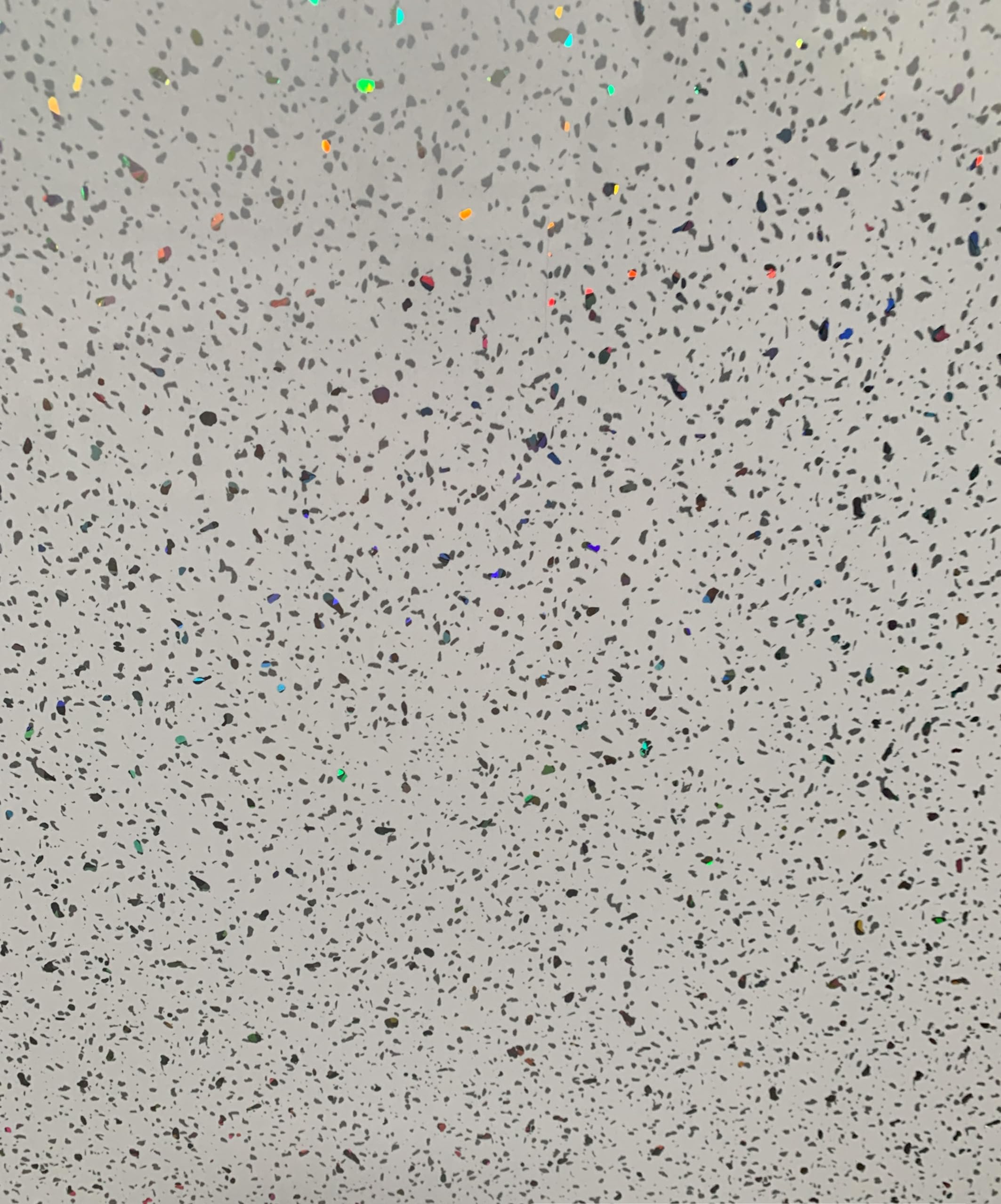 Shower Panel Sample 10cm x 10cm Wet Wall Bathroom Cladding PVC 10mm Thick (White Sparkle Gloss Sample)