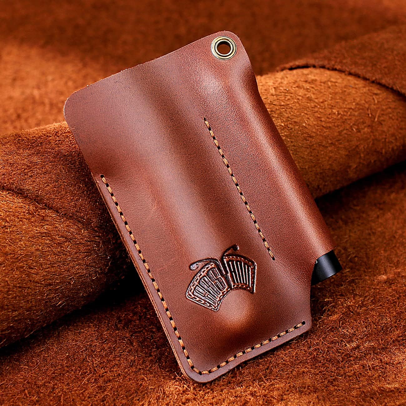 EASYANT Leather Pocket Organizer Handmade Multitool Sheath Accessories Leather EDC Pouch for Men - Image 5