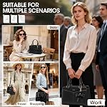 RAINSMORE Purses pour les femmes Sacs à main imperméables à la main 11-Inch IPad PU Ladys en cuir Purse anti-vol de la part des fourmis