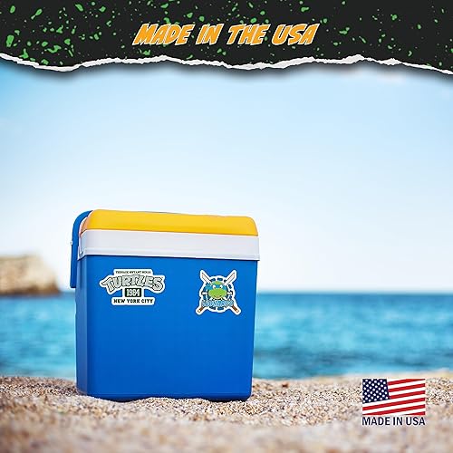 Miniatura 7 de TMNT - Juego de 3 calcomanías de vinilo Leo de las Tortugas Ninja Adolescentes Mutantes para automóvil, botella de agua, bicicleta, casco, laptop,