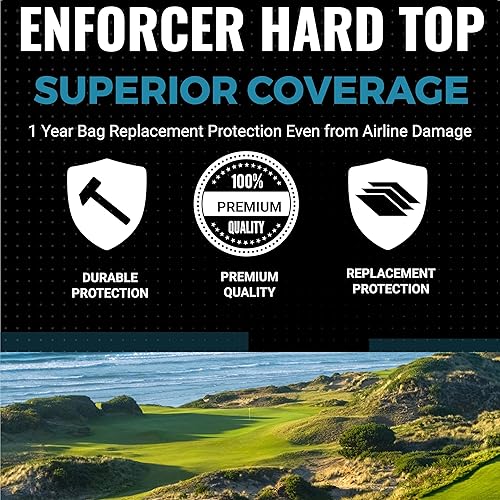 Miniatura 5 de CaddyDaddy Funda para bolsa de viaje de golf Enforcer con tapa rígida