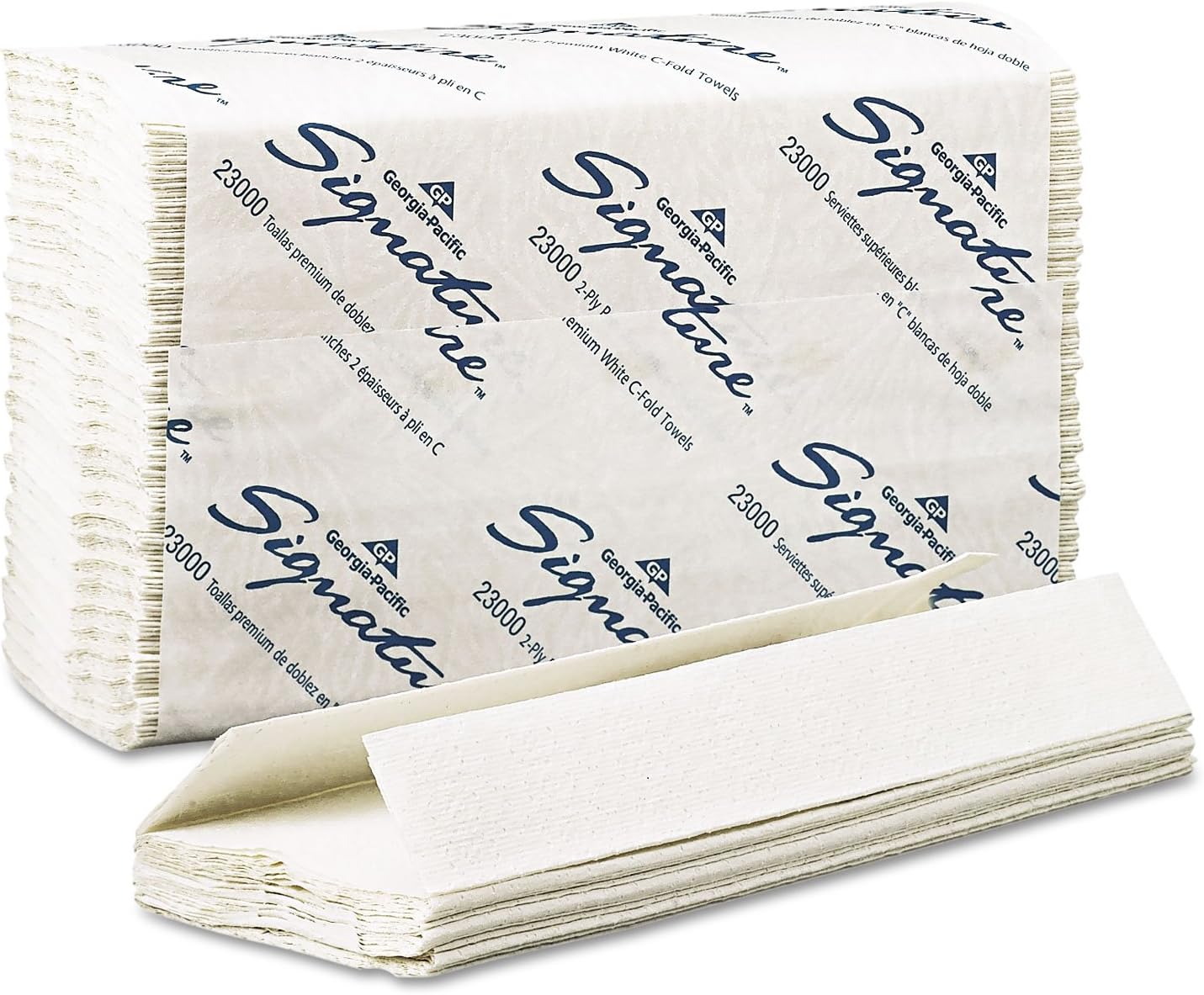 Georgia Pacific Pacific Blue Select (previously branded Signature) Paper Towel, C-Fold, 120 Count Pack, GP PRO 23000 - Case of 12