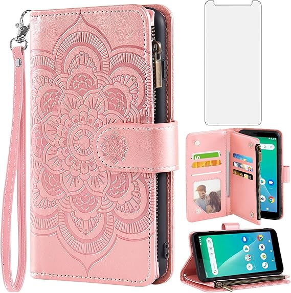 Asuwish Phone Case for SCHOK Volt SV55 SV55216 Wallet Cover