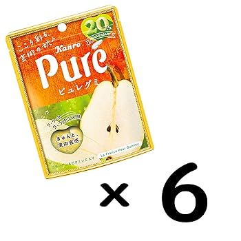 Amazon | カンロ ピュレグミラ・ラ・ラ ラ・フランス 52g×6袋