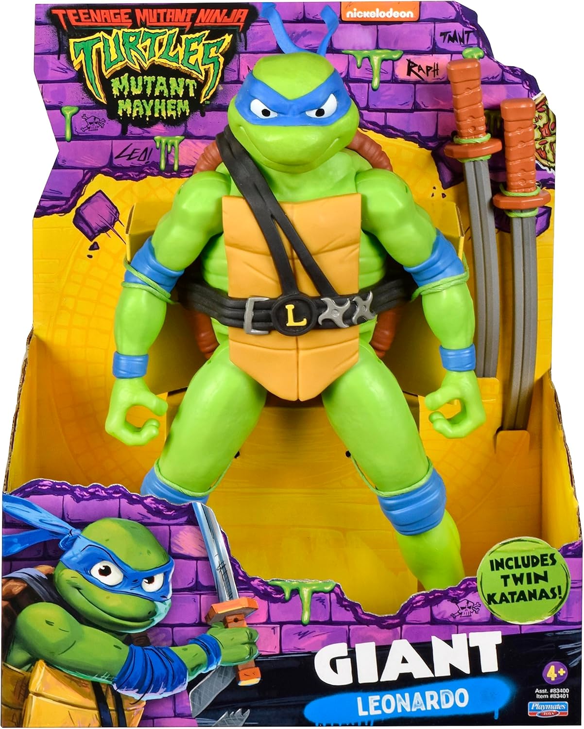 Teenage Mutant Ninja Turtles: Mutant Mayhem 12” Giant Raphael Figure by Playmates Toys