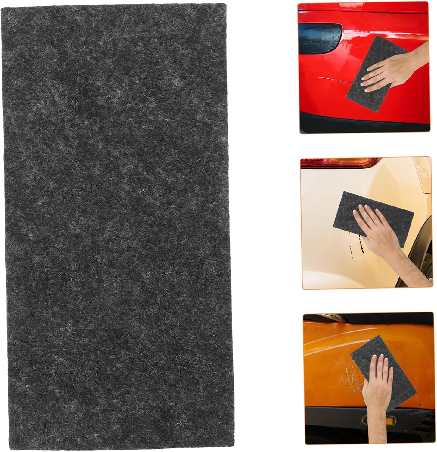 4Pcs Car Scratch Nano Sparkle Cloth Vehicle Scratch Repair Tool for Auto Restoration Convenient and Sturdy Design for Various Car Types