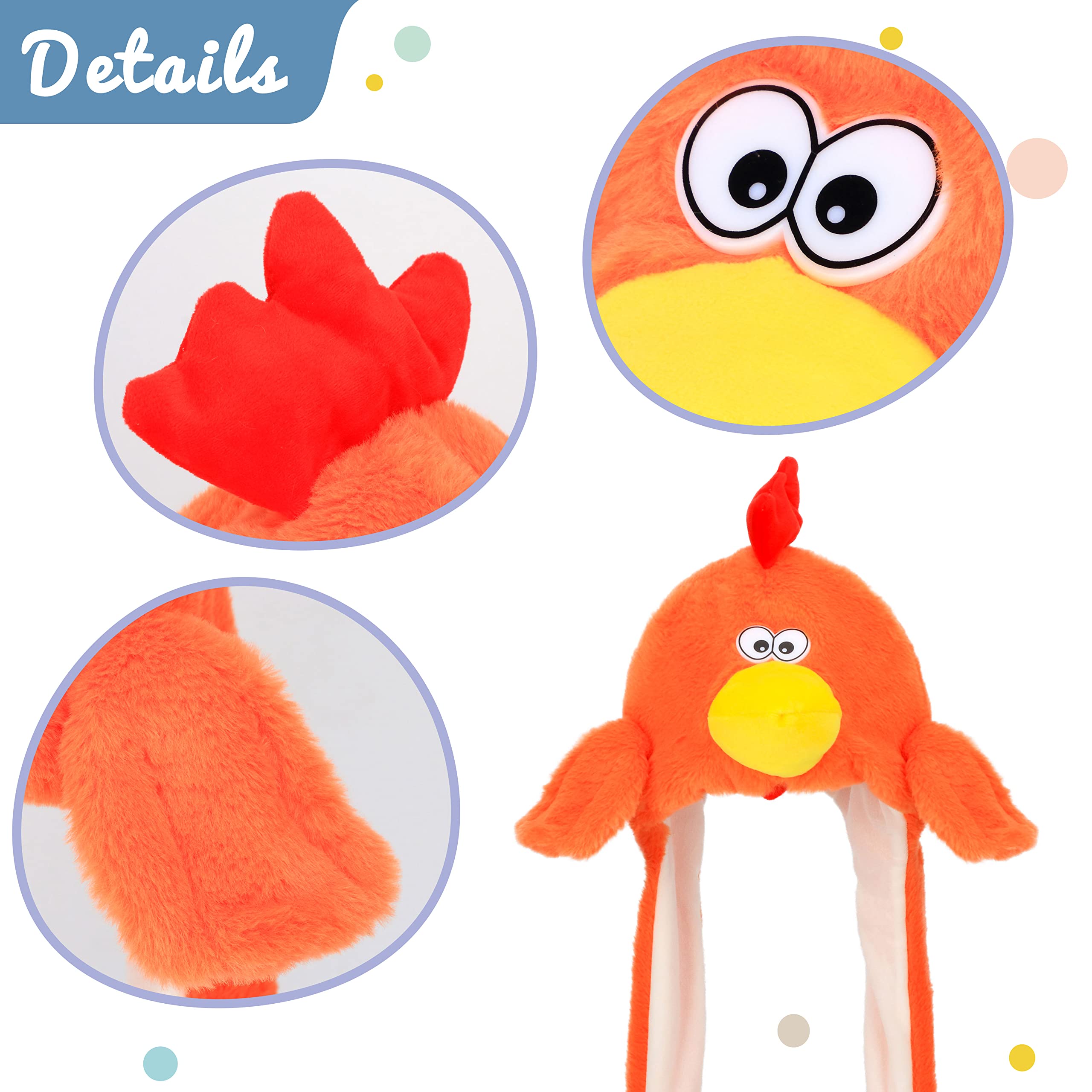 Nuevo Sombrero De Dibujos Animados Con Oreja En Movimiento Salto Gorro De Conejo Adultos Para Niños Regalos Divertidos Yeños Conejitos De Conejito De 1,98 € | DHgate