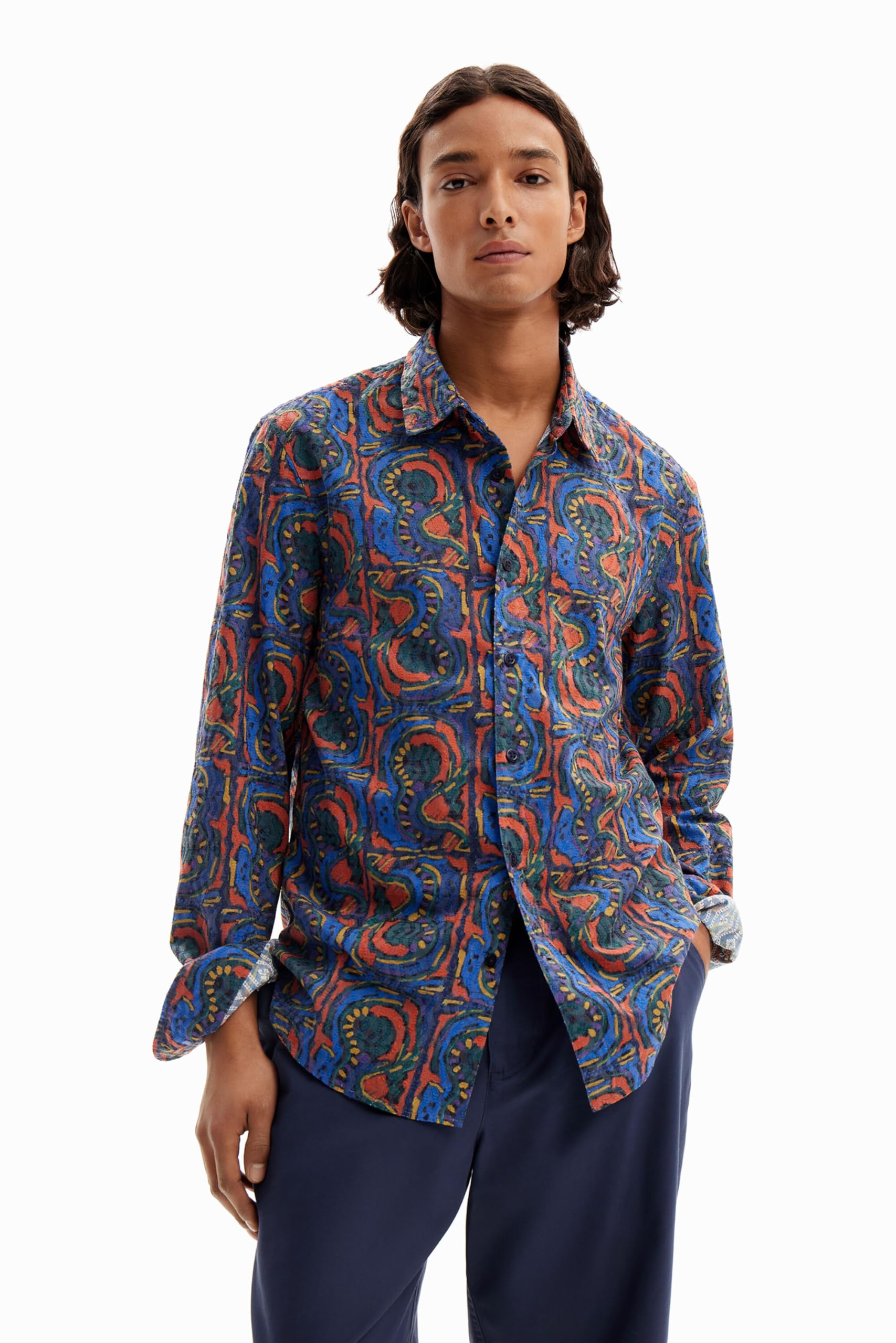Desigual Herren Blau Cam_jereth, 5000 Navy, Xxl