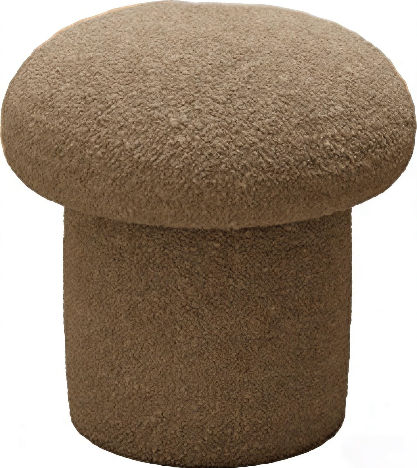 SXZenSpace Small Wooden Stool Round Table, Plant Stand Indoor Milking Step Stool, Side Table For Bathroom Toilet Bedroom Bedside(Coffee/L)