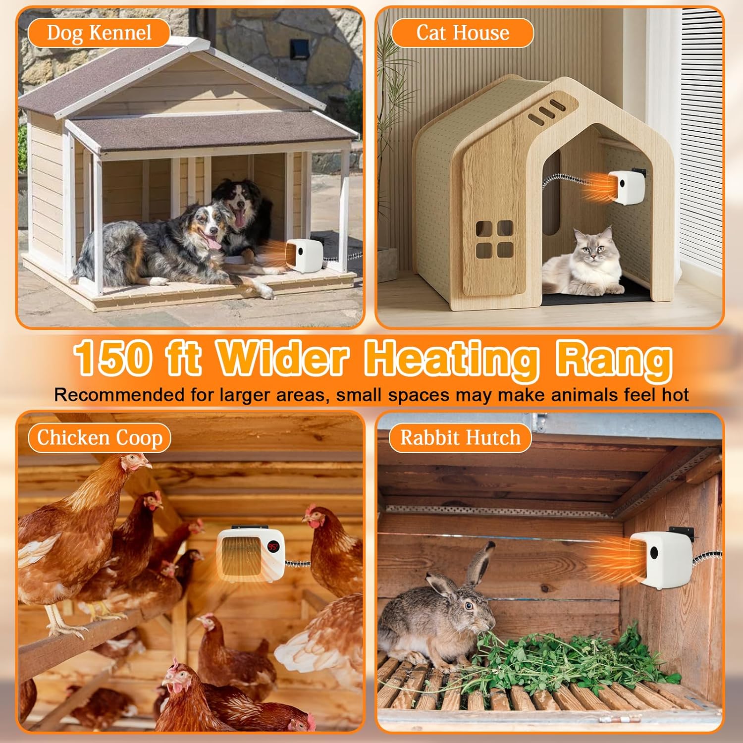 Stay Cozy: FHTONGE Thermostatic Outdoor Dog House Heater Review