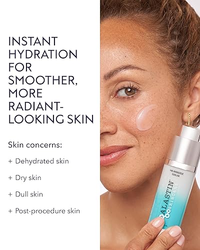 Miniatura 3 de ALASTIN Skincare Suero facial hidratante HA IMMERSE de ácido hialurónico (1 onza), suero restaurador que combate la piel seca y deshidratada, para