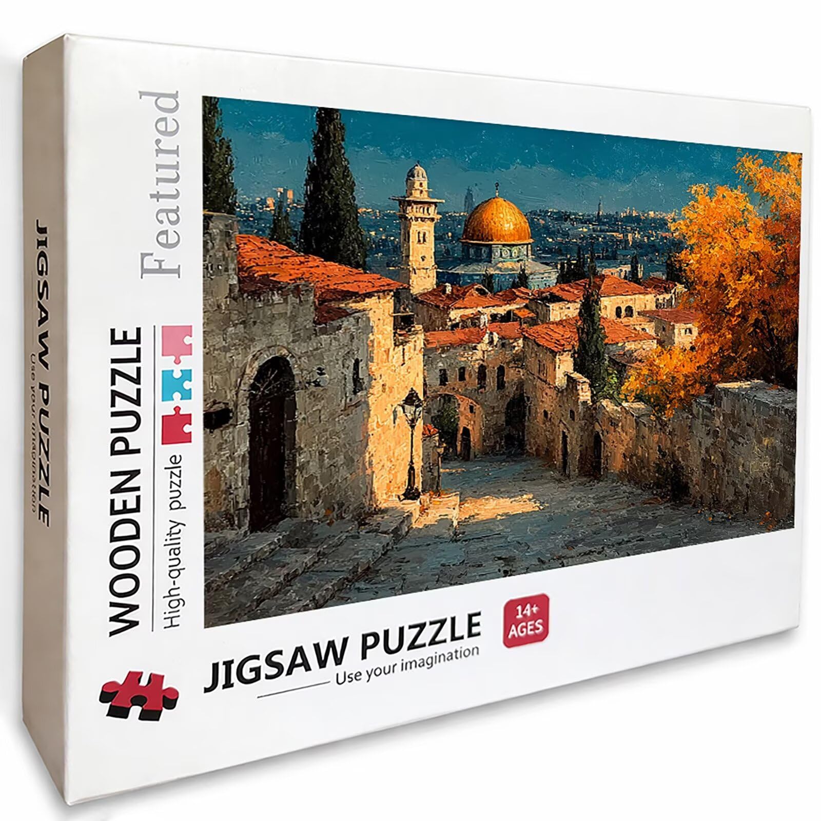 Vue De La Rue Puzzle 2000 pièces Adultes, Puzzle Bois 99x70cm, Adultes Jeu éducatif Défi énigme avec Une Boîte d'emballage Exquise, Jeu Relaxant Détente Collection, Cadeau Fille, (Architecture) 5-7648