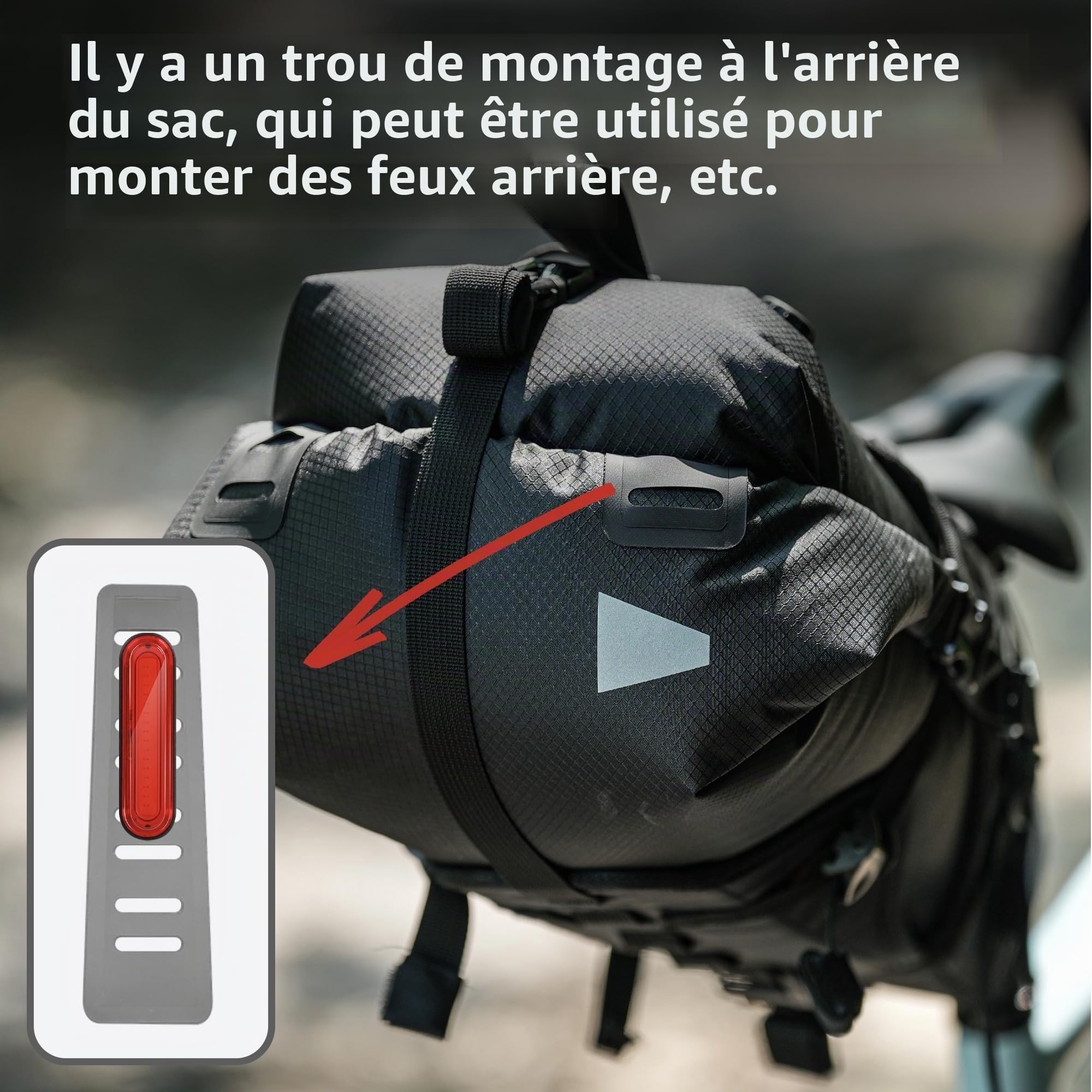 Rhinowalk Sac de selle de vélo étanche pour vélo de montagne et vélo de route