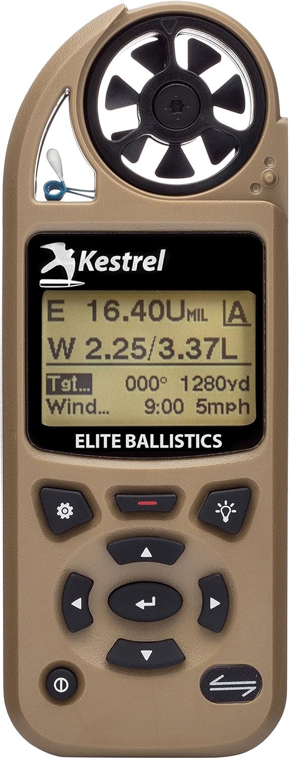 Kestrel 5700 Elite Weather Meter with Applied Ballistics, Tan