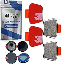 Replacement Adhesive Pads, Pack of 4, Compatible with OOONO PARK P-DISC NO1, NO2, NO3, CO-DRIVER NO2, Metal Plate Adhesive Stickers, for Electronic Parking Disc, Speed Camera Warner, Windscreen