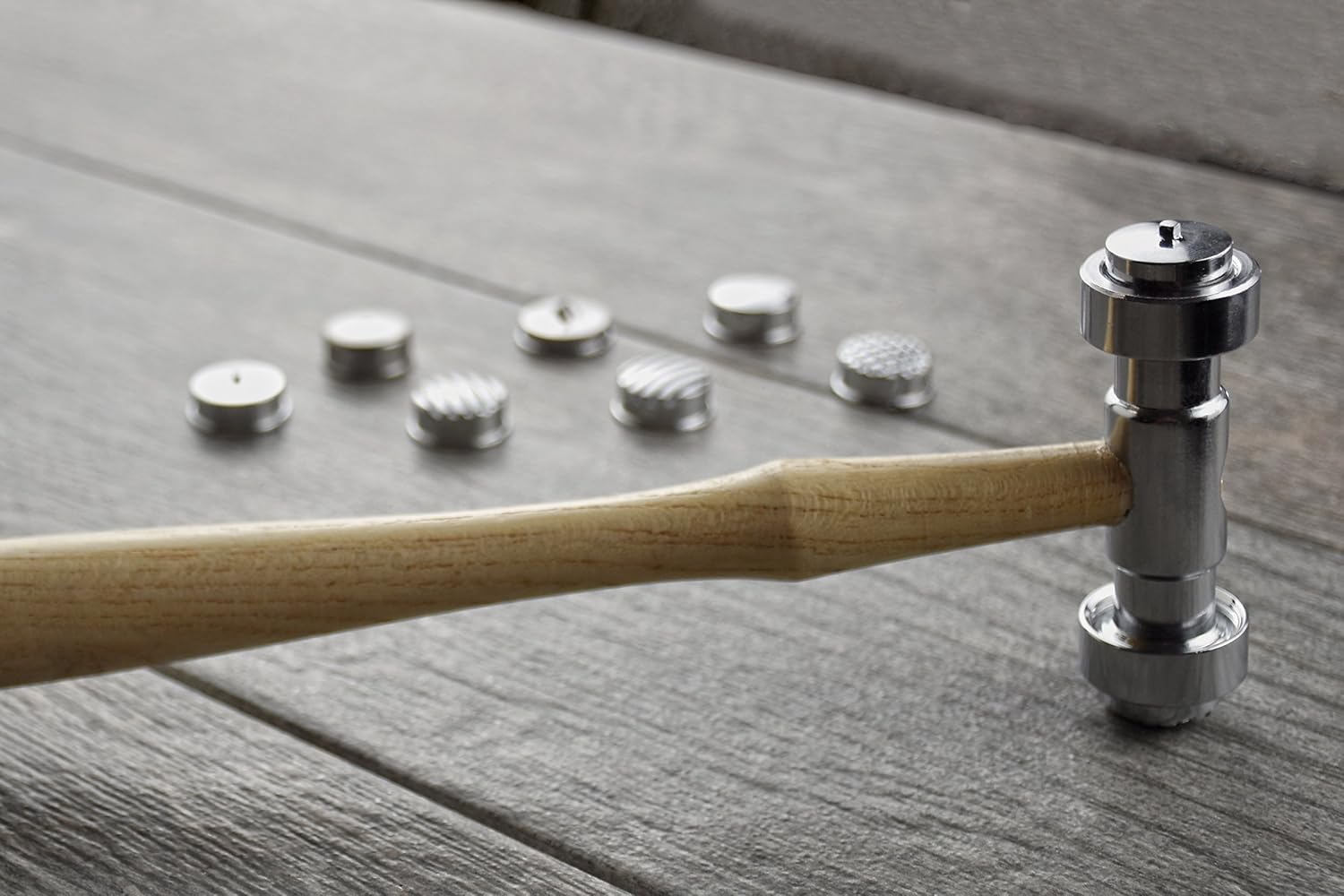 SE Texturing Hammer - Interchangeable Tips - Dual Head - 9 Different Tips - 837-9TM
