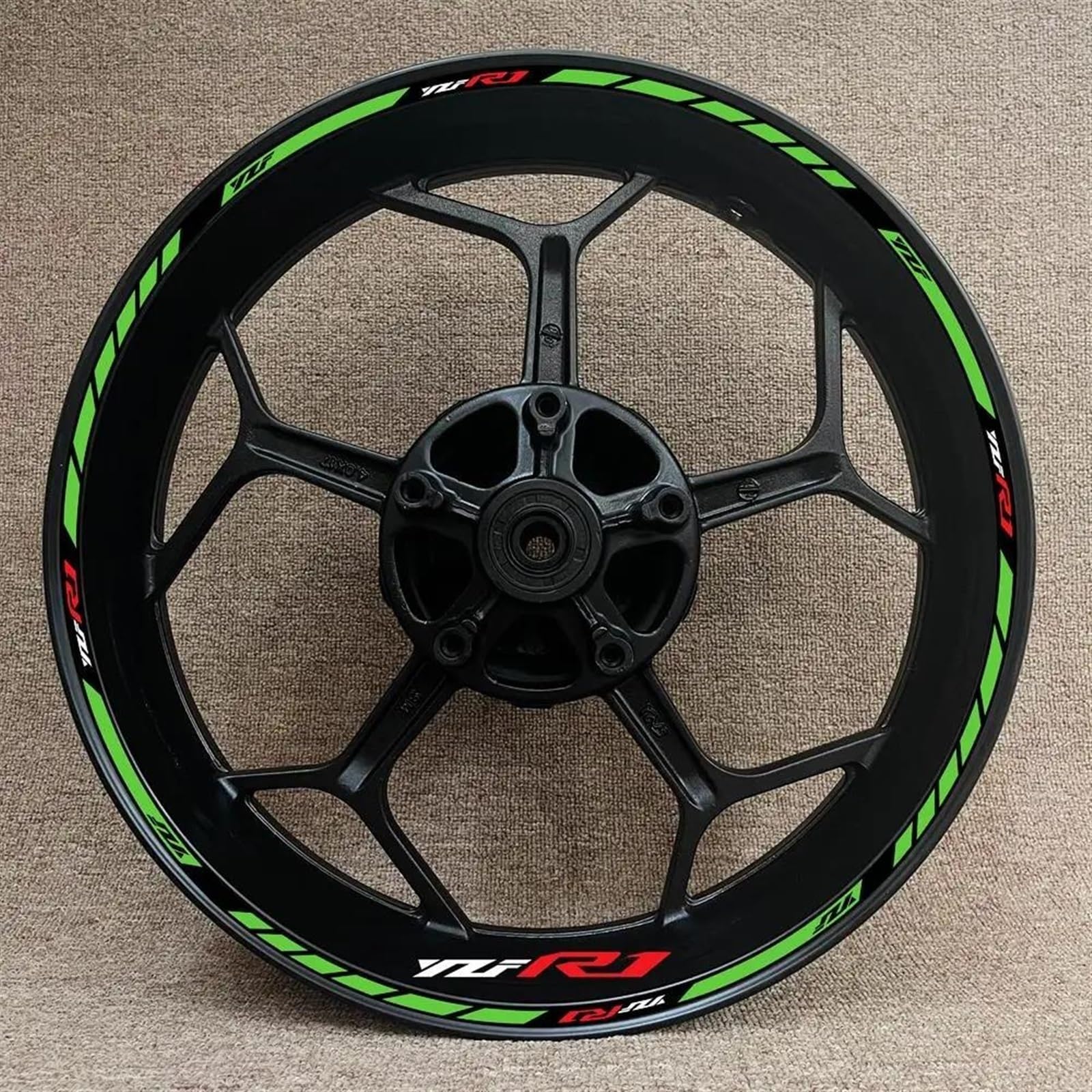 Stickers Motorcycle Stickers Reflective Wheel Rim for YZFR1 YZF-R1(Style 2)