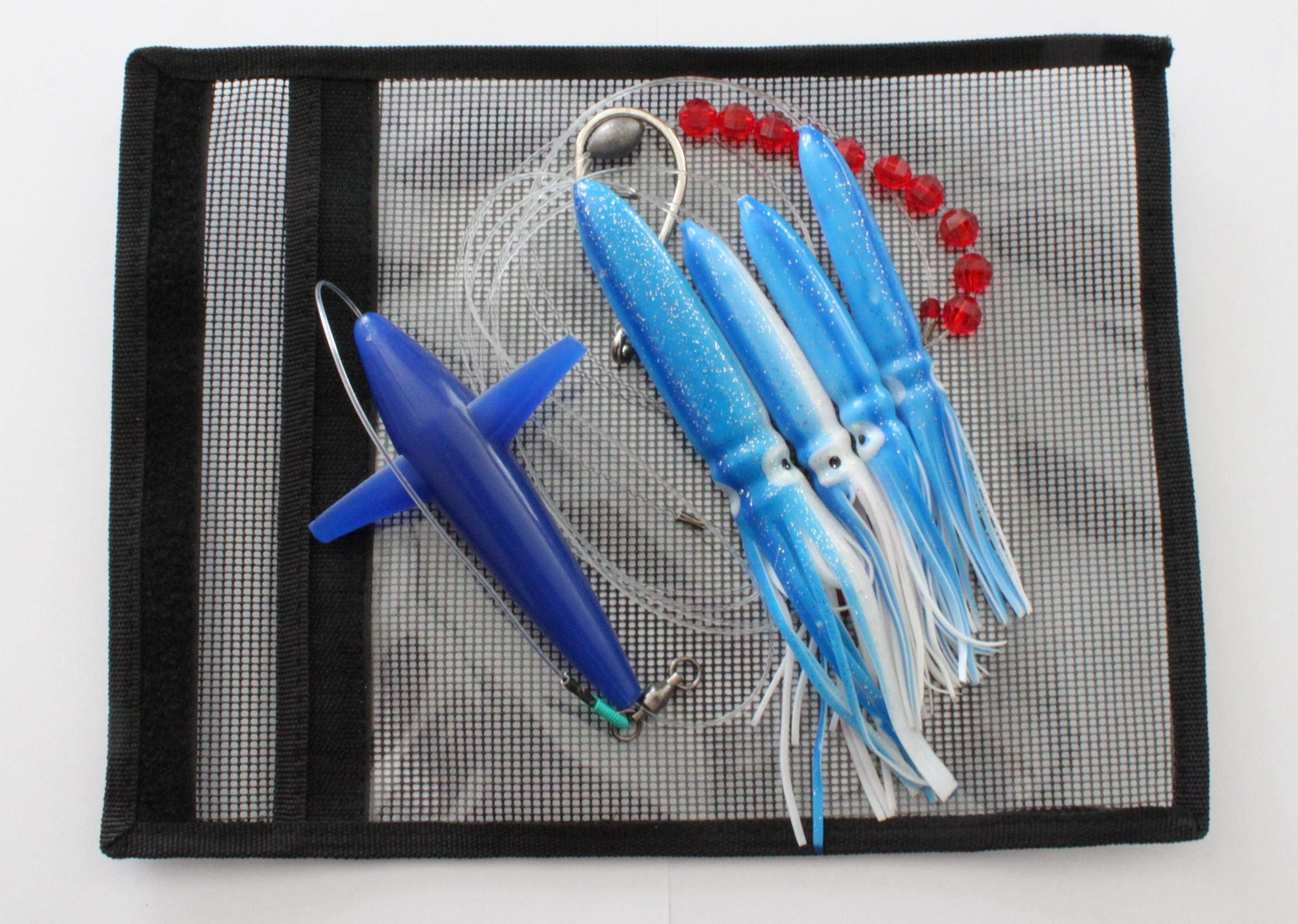 Bird Daisy Chain - Blue/White - 1pc - w/Single Lure Bag - Item # 219