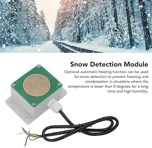 Miniatura 2 de Módulo de sensor de lluvia y nieve, Sensor de detección de gotas de lluvia de nieve de plástico, Tecnología de medición de CA 485 Modo de