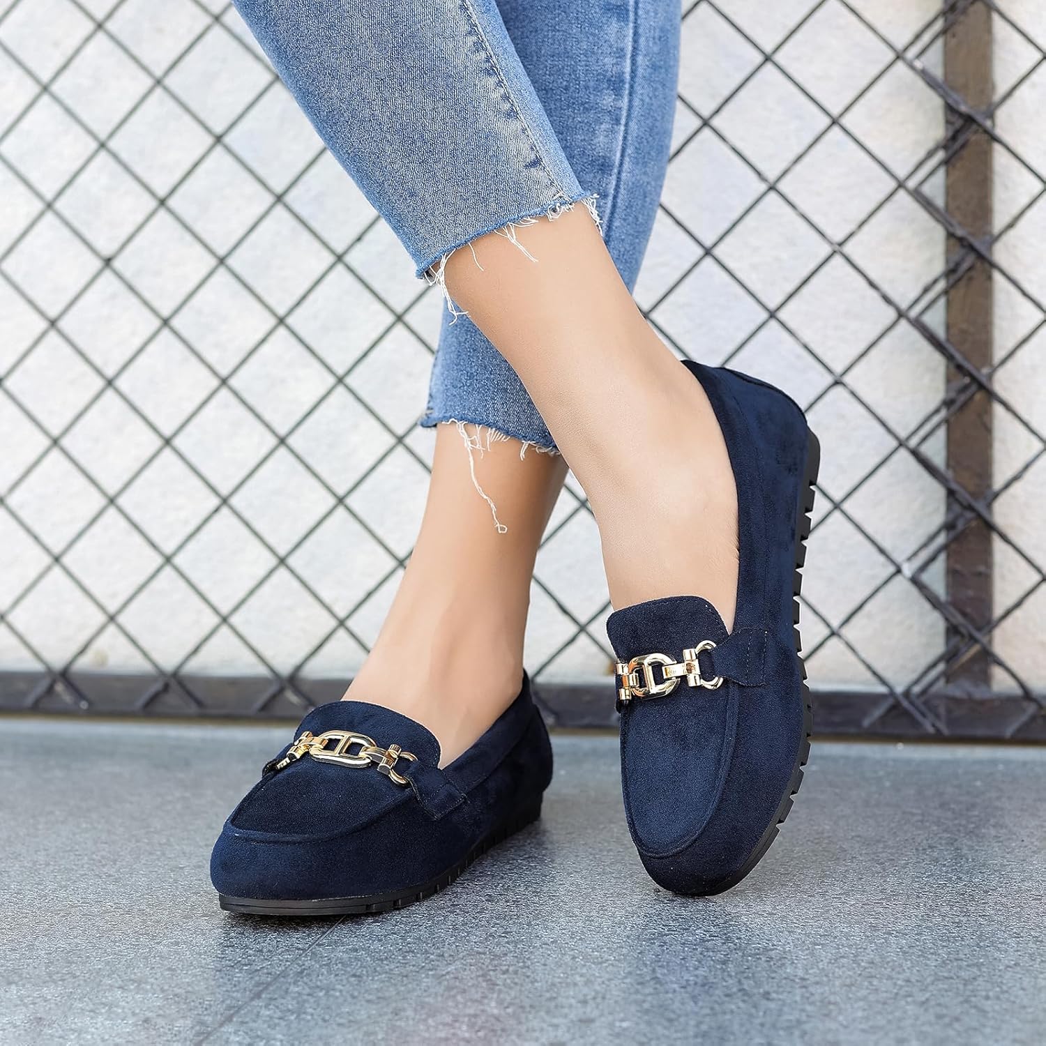 Loafers for Women Cute Dress Casual Business Flats Shoes Comfortable Lightweight Penny Loafers Slip On Driving Work Shoes - Image 3