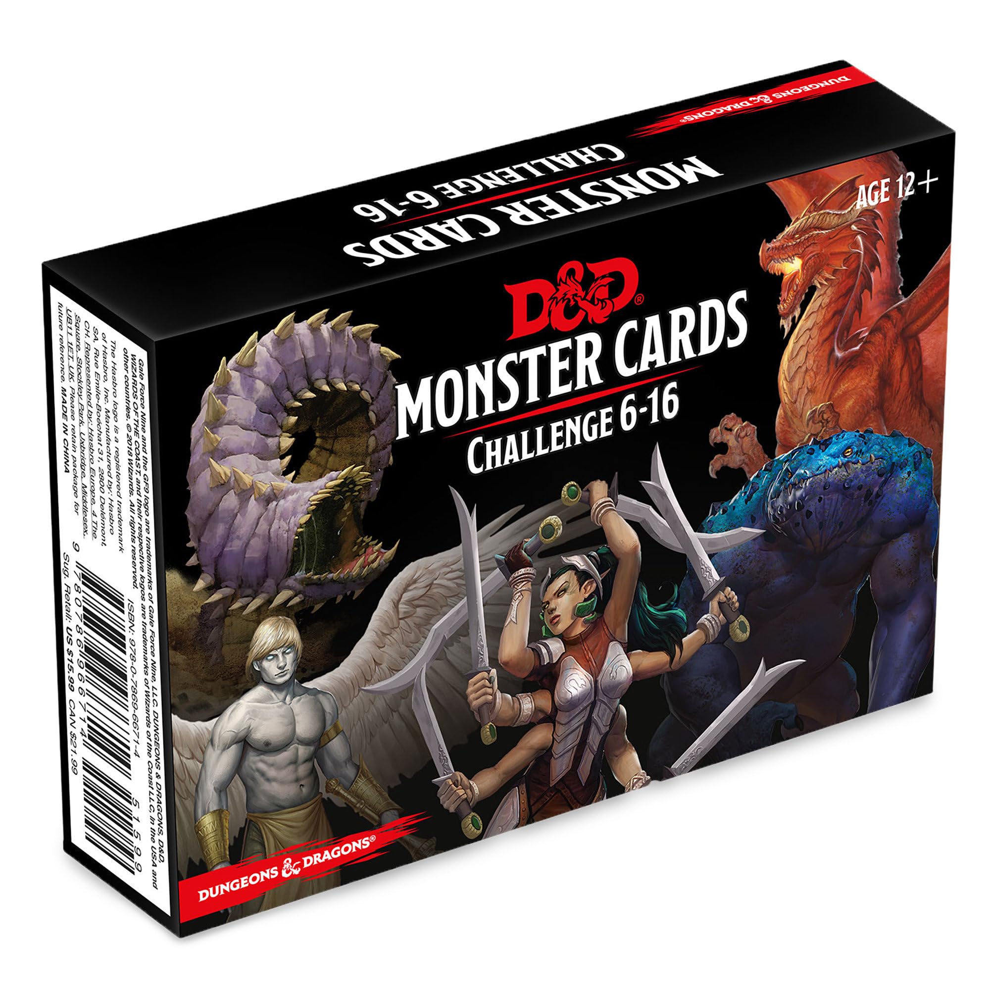 Dungeons & Dragons Spellbook Cards - Monsters 6-16 - D&d Accessory