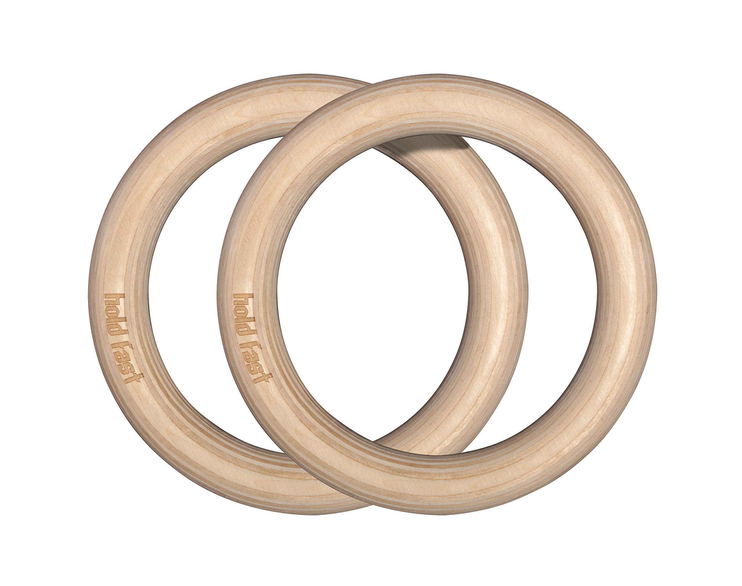 Hold Fast Gym Rings - Anelli in legno con cinghie regolabili, per crossfit, fitness, ginnastica, allenamento