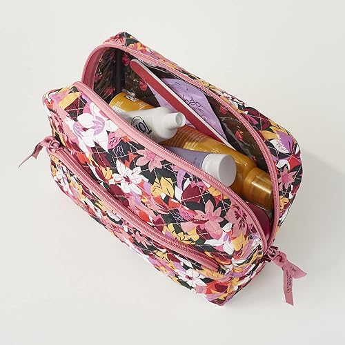 Miniatura 3 de Vera Bradley Cotton Large Cosmetic Makeup Organizer Bag
