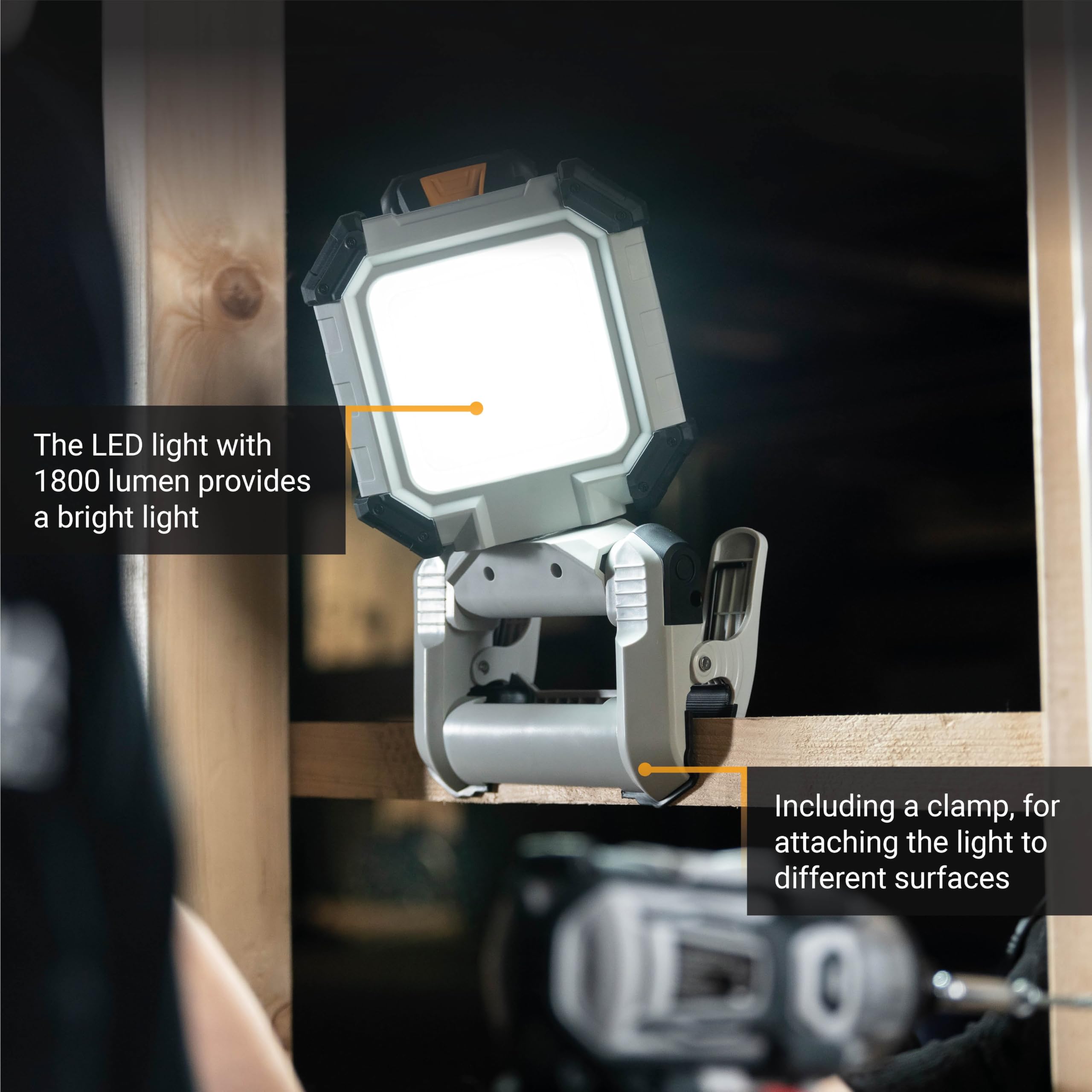 Batavia 18V Akku-LED-Arbeitsleuchte