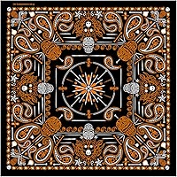 Hot Leathers Paisley Skull Bandana