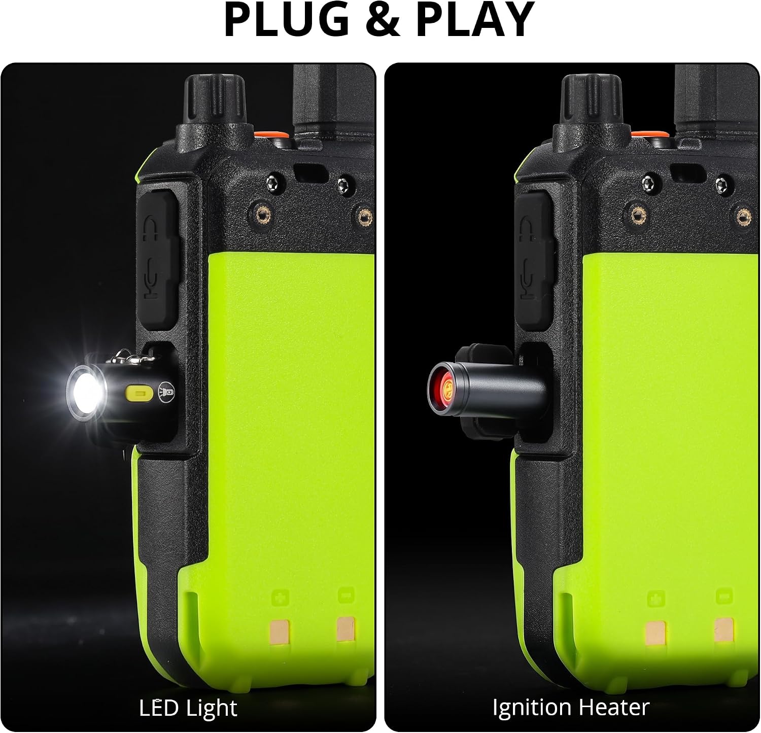 Radioddity Portable Light & Flameless Ignition Kit Plug-and-Play USB-C Tool image 2