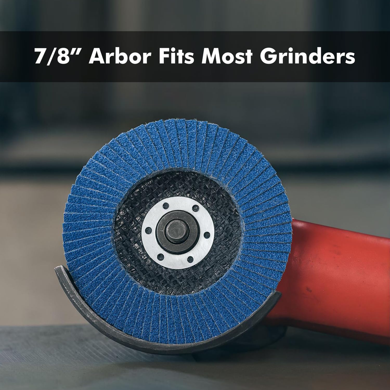 25 Pack Strip & Flap Disc Combo Set for Angle Grinder Includes 6 Strip Discs and 19 Flap Discs (40/60/80/120 Grit), 4.5 Inch Grinding Wheels for Rust Removal, Paint Stripping, Weld Finishing on Metal