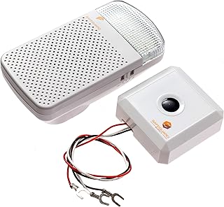 Safeguard Supply Doorbell Extender EX1000S- Doorbell Extender To Use With Existing Wired Doorbell - Convert Your Wired Doorbell into a Wireless Door Bell - 1000' 95dB Doorbell Extender Wireless Kit