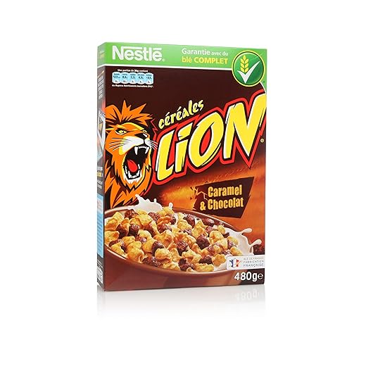 Lion Caramel & Chocolate Cereal - Box of 480g