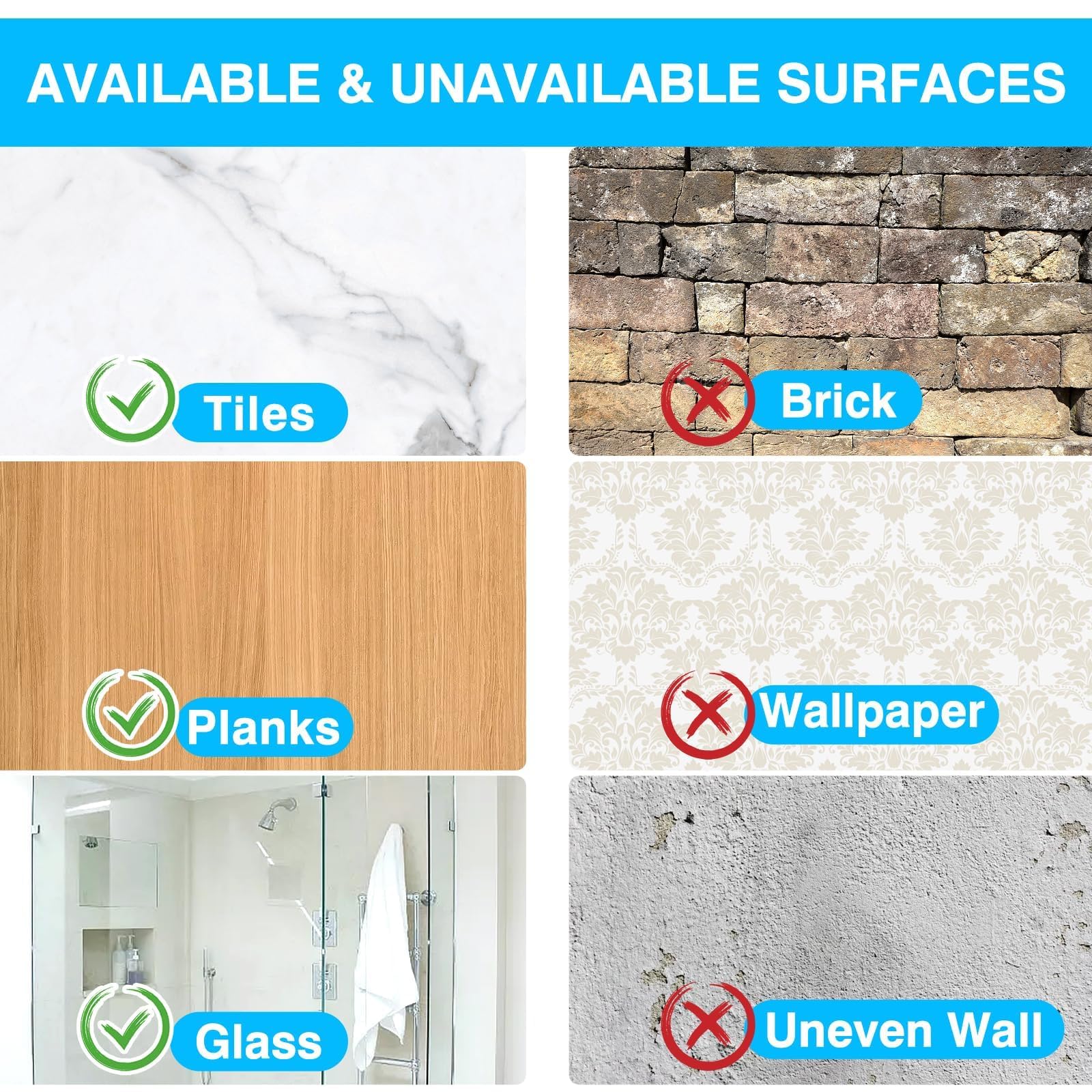 Set 6 Porta Strofinacci Cucina - Ganci Rotanti Senza Foratura Per Cucina E Bagno - Foto 3