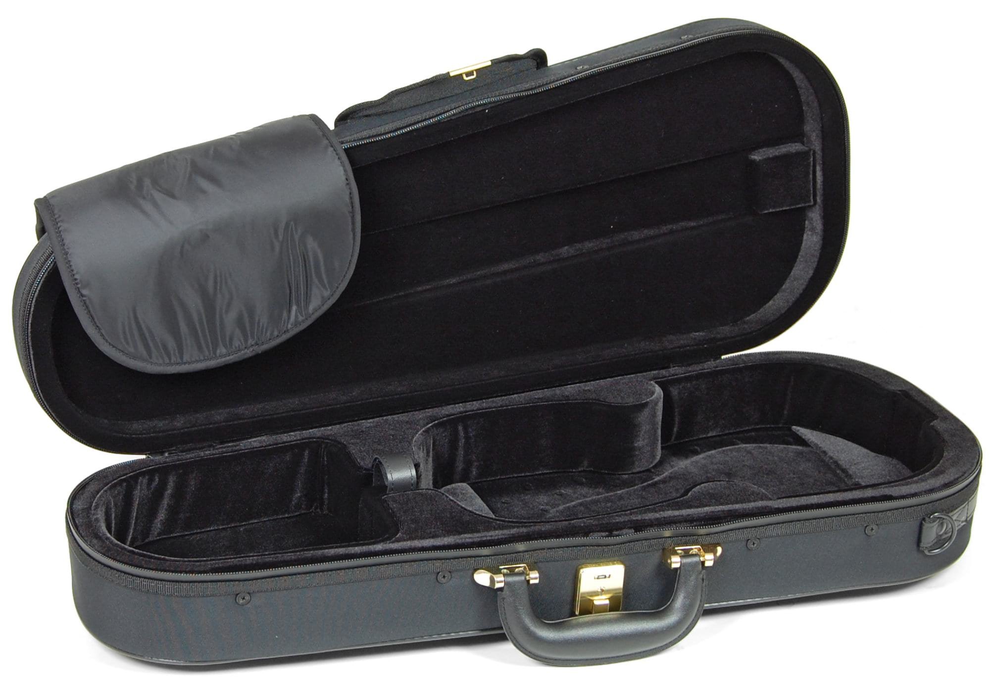 Custodia per violino 4/4 per volare, leggera e stabile - ROKKOMANN SuperLight (nero)