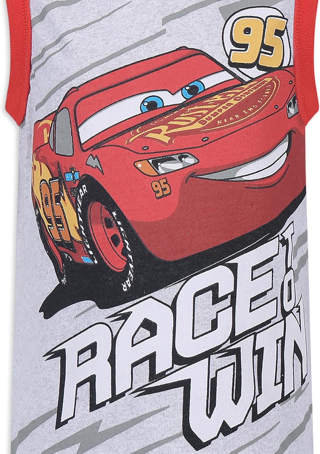 Disney Cars Lightning McQueen Boys 2 Pack Tank Tops for Toddler and Little Kids - Image 6
