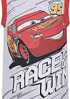 Vista 6 de Disney Cars Lightning McQueen - Camisetas sin mangas para niños pequeños y pequeños (2 unidades)