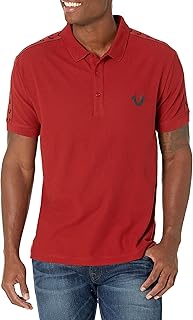 Mens Damask Short Sleeve Polo