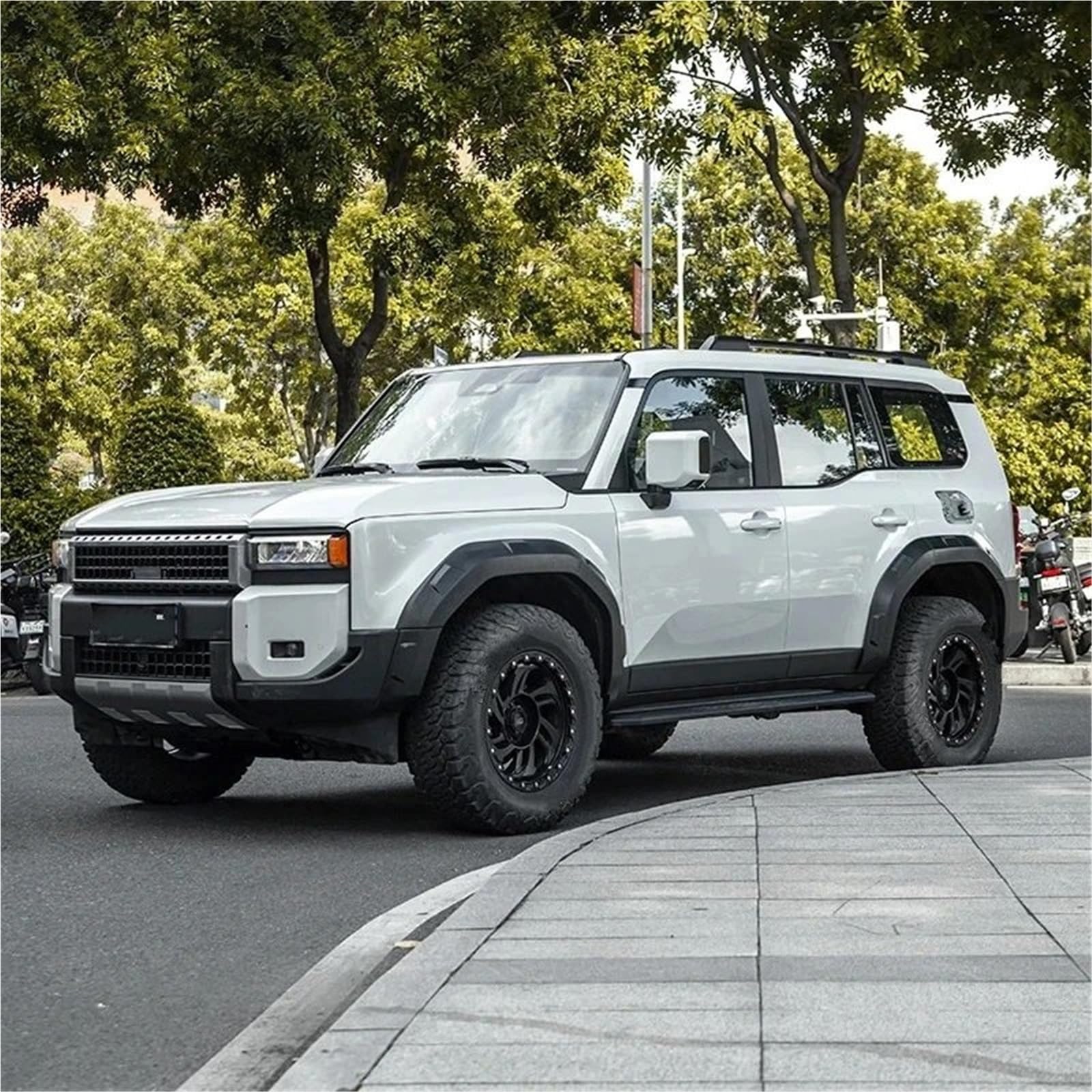 Błotniki samochodowe Pasuje do Toyota Land Cruiser Prado 250 LC250 2024 szerokie błotniki nadkola łuki skrzydełkowe łuk ekspandera