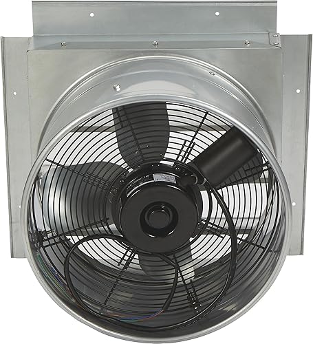 Miniatura 3 de Strongway Ventilador de escape de obturador de accionamiento directo totalmente cerrado, 14 pulgadas, 1400 CFM, 120 voltios, 4 cuchillas