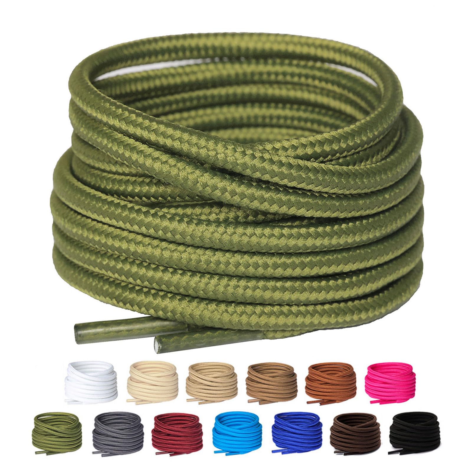 りこ　unico　ECLE LACE Amazon.com: Olukssck 2 Pair Round Shoelaces for Sneakers