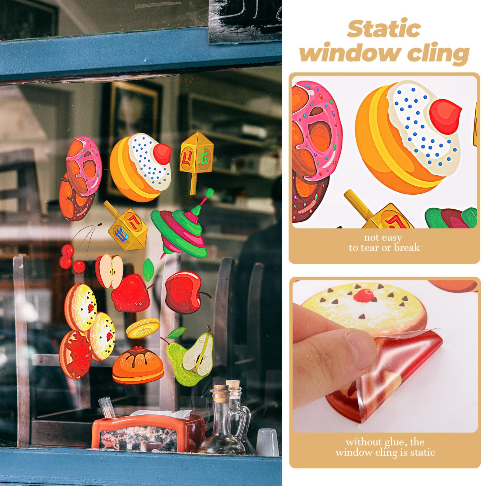 Lot De 1000 Autocollants Hanouka, Parfaits Pour Les Loisirs Créatifs, Décoration De Hanouka, Cadeaux De Fête, Style 4 (12 Feuilles